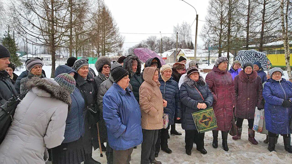 Шимск, митинг в Новгородской области(2019)|Фото: Коммунистическая партия Коммунисты России