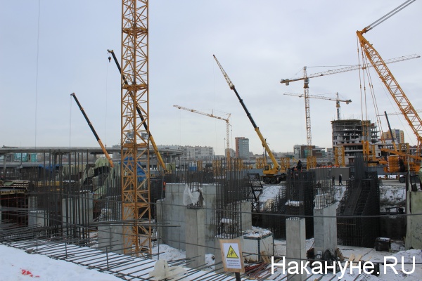 конгресс-холл, общественно-деловой центр, Челябинск, строительство,(2019)|Фото: Накануне.RU