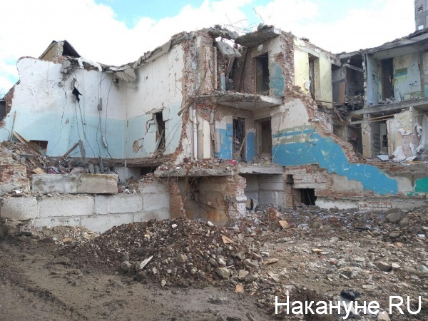 место обрушения, дом, Магнитогорск(2019)|Фото:Накануне.RU