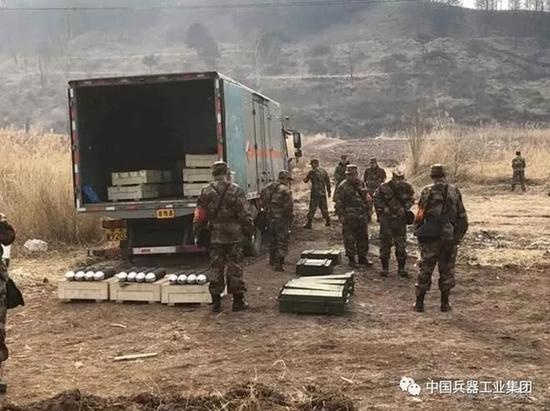 Китайская артиллерийская "система 119" для тушения пожаров(2019)|Фото: http://mil.news.sina.com.cn/