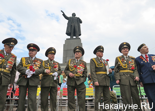 ветераны, День Победы, 9 мая, Екатеринбург(2019)|Фото: Накануне.RU