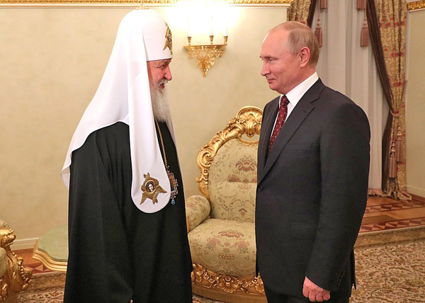 патриарх Московский и всея Руси Кирилл, Владимир Путин(2019)|Фото: kremlin.ru
