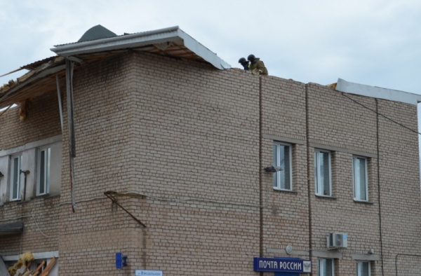 ветер, крыша, почта России,(2019)|Фото: ГУ МЧС по Челябинской области