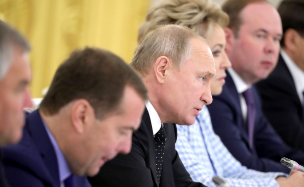 Медведев, Путин, Матвиенко, Вайно(2019)|Фото: kremlin.ru