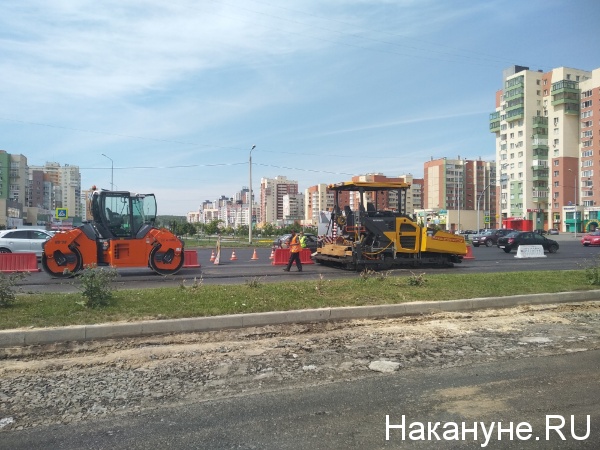 ремонт дорог, Челябинск,(2019)|Фото: Накануне.RU