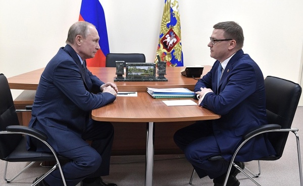Владимир Путин, Алексей Текслер,(2019)|Фото: http://www.kremlin.ru/