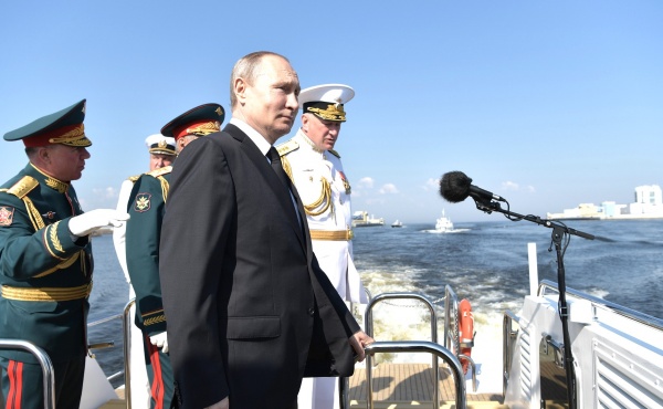 Главный военно-морской парад, ВМФ, Владимир Путин(2019)|Фото: Пресс-служба Кремля