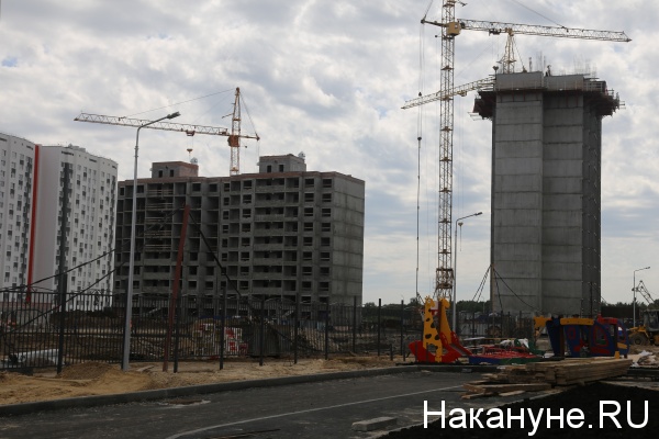 строительство, микрорайон, Тюмень(2019)|Фото: Накануне.RU