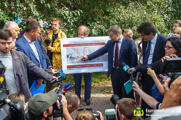 Пресс-тур мэрии, посвящённый развитию городского метрополитена(2019)|Фото: екатеринбург.рф, Федор Серков