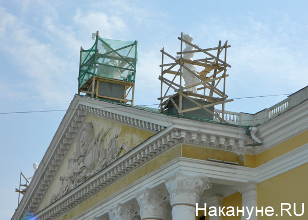 Благоустройство оперного театра в Челябинске(2019)|Фото: Накануне.RU