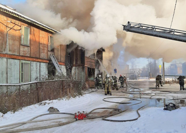 Пожар в жилом доме в поселке Белый Яр(2019)|Фото: ГУ МЧС по Ханты-Мансийскому автономному округу - Югре