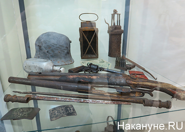 Вещи с места битвы на станции Выя, где в 1918 году велись бои за Советскую власть(2019)|Фото: Накануне.RU