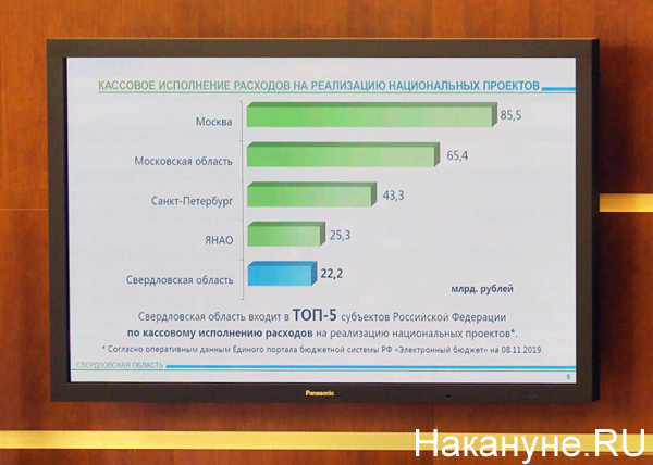 Предложения Свердловской области по нацпроектам(2019)|Фото: Накануне.RU