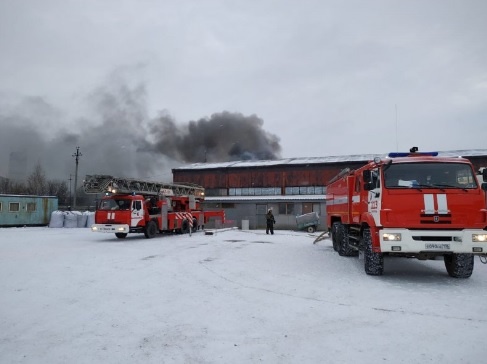пожар на складе в Большом Истоке(2019)|Фото: ГУ МЧС России по Свердловской области
