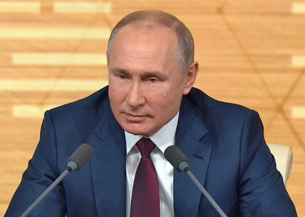Пресс-конференция Владимира Путина(2019)|Фото: youtube.com