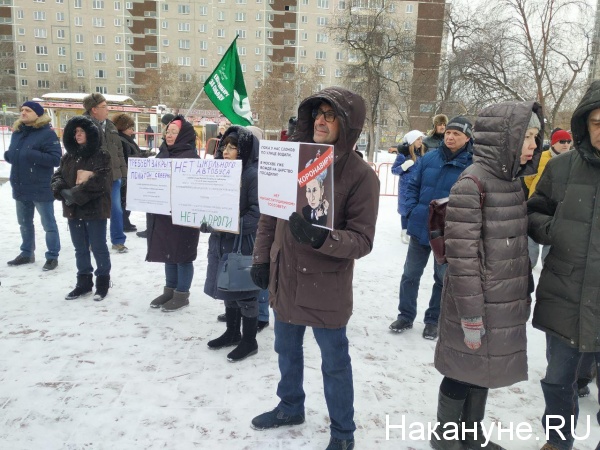 митинг за референдум о поправках в Конституцию в Екатеринбурге(2020)|Фото: Накануне.RU