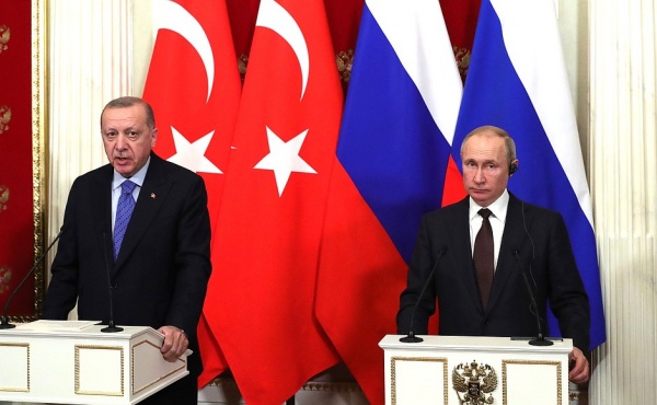 Переговоры Владимира Путина и Реджепа Эрдогана(2020)|Фото: kremlin.ru