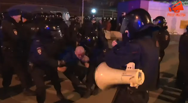 Полиция задержала противников ЮВ-хорды в Москве(2020)|Фото: youtube.com/Рупор Москвы