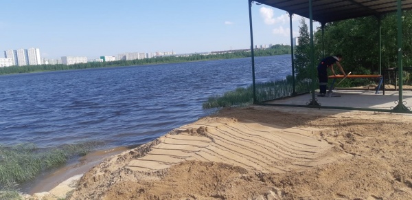 Комсомольское озеро, реконструкция, Нижневартовск(2020)|Фото: Пресс-служба администрации Нижневартовска