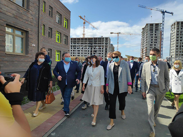 Открытие школы в Академическом районе Екатеринбурга(2020)|Фото: Пресс-служба РГС Академический