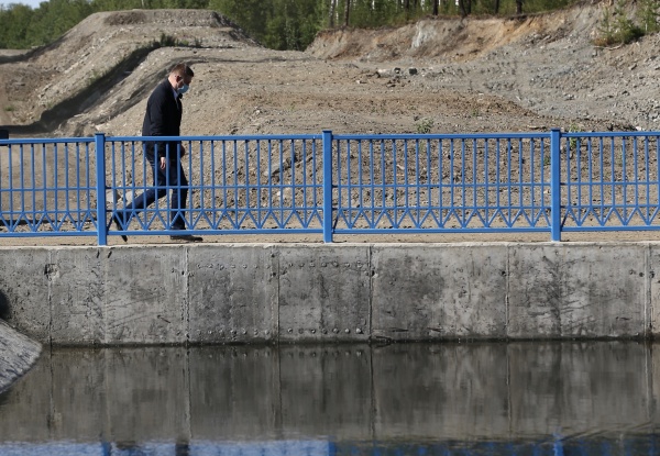 Алексей Текслер, Долгобродский канал,(2020)|Фото: пресс-служба губернатора Челябинской области