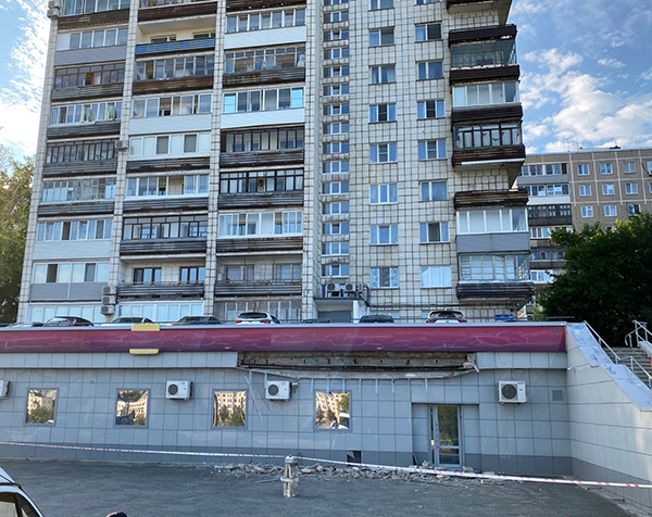 Обрушение фасада здания в Перми(2020)|Фото: СУ Следственного комитета РФ по Пермскому краю