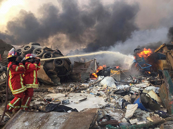 Последствие взрыва в Бейруте(2020)|Фото: Mohamed Azakir/Reuters