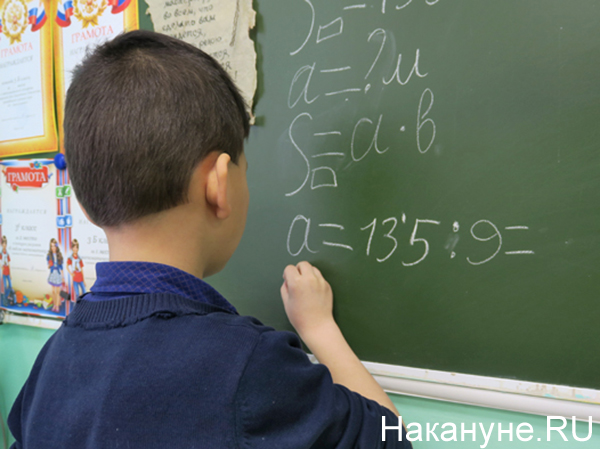 Ученик в школе №34 в посёлке Рудный(2020)|Фото: Накануне.RU