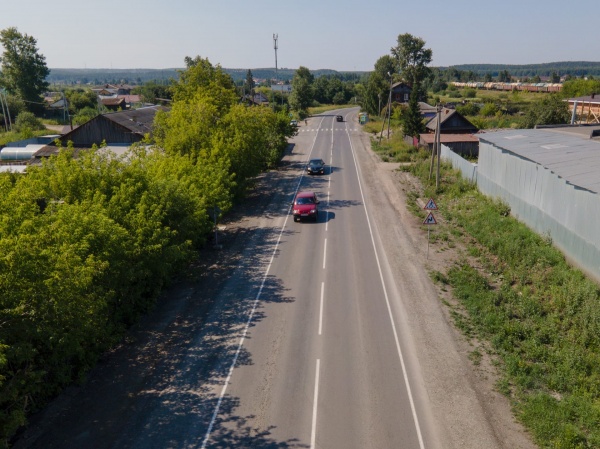 дорога, автомобили, трасса(2020)|Фото: управление автодорог Свердловской области