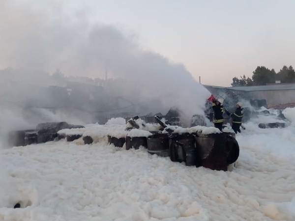 пожар на пилораме(2020)|Фото: 66.mchs.gov.ru