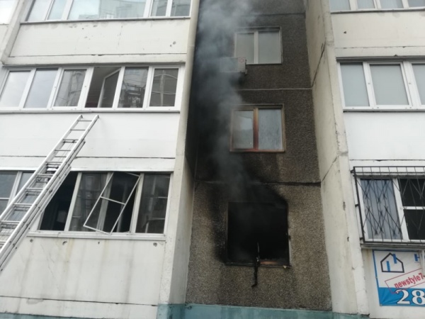 пожар в девятиэтажке,(2020)|Фото: ГУ МЧС по Челябинской области