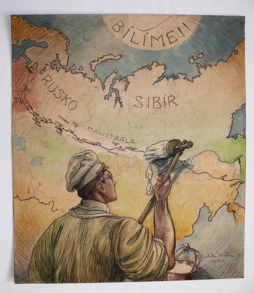 "Отбеливаем!" Чешский плакат 1918 г.(2020)|Фото: cs.wikipedia.org