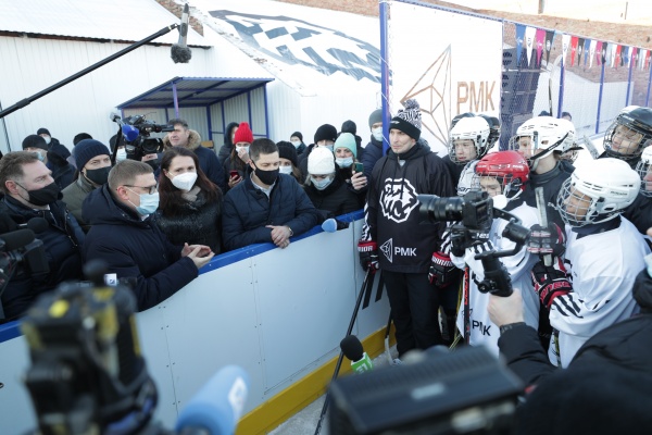 хоккейный корт, Алексей Текслер, хоккеисты,(2020)|Фото: РМК