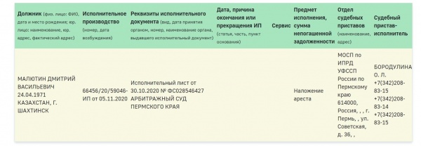 Дмитрий Малютин, УФСПП(2021)|Фото: fssp.gov.ru