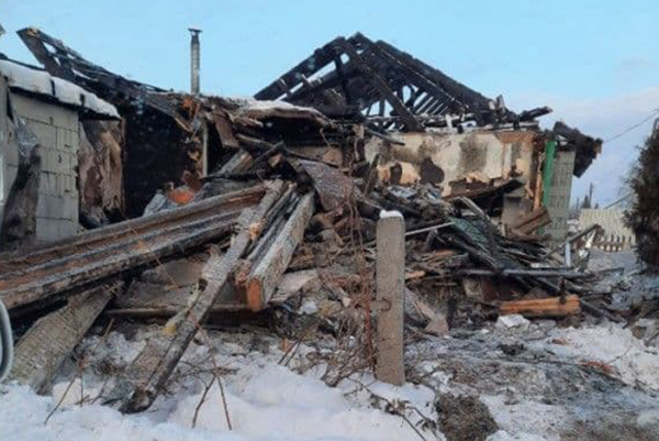 Сгоревший дом в Нижнем Тагиле(2021)|Фото: Фонд святой Екатерины