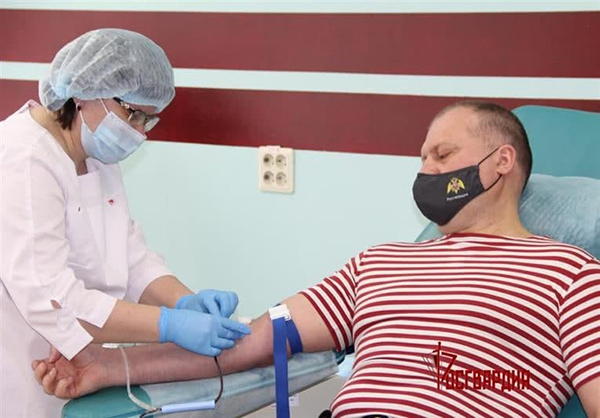 Донорство крови(2021)|Фото: пресс-служба Управления Росгвардии по Тюменской области