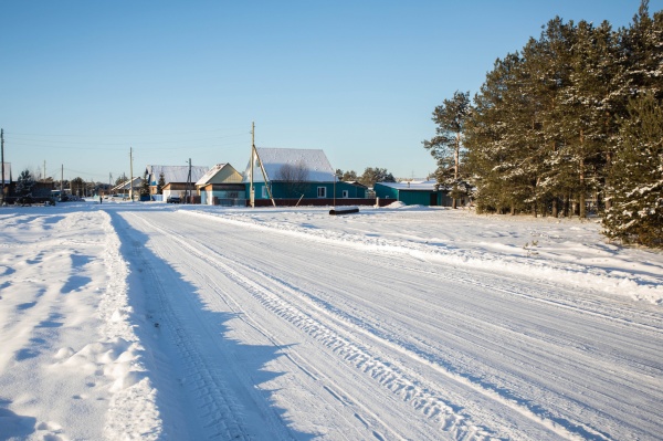 зима, дорога, сытомино, лес, деревня, село(2021)|Фото: пресс-служба главы администрации Сургутского района