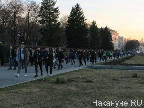 Шествие в поддержку Навального, Екатеринбург(2021)|Фото: Накануне.RU