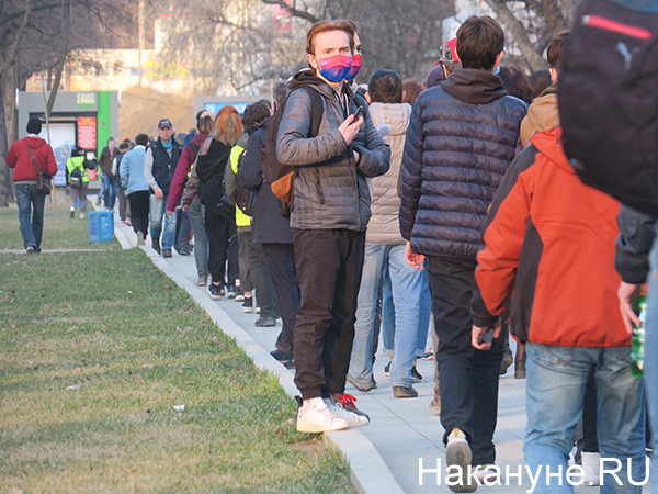 Шествие в поддержку Навального в Екатеринбурге(2021)|Фото: Накануне.RU
