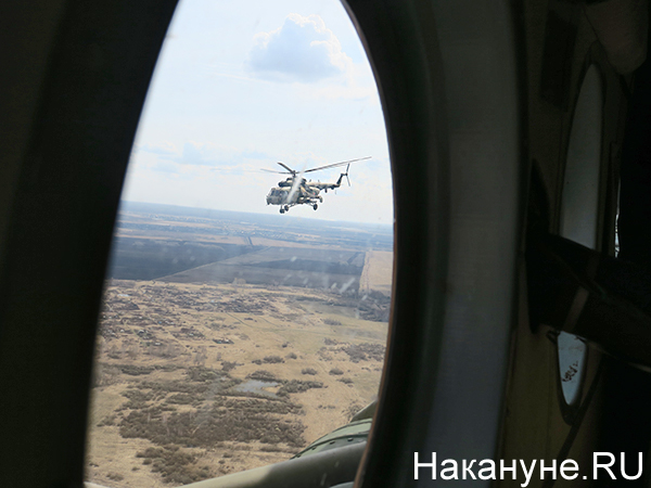 Полёт на вертолёте Ми-8, авиация ЦВО(2021)|Фото: Накануне.RU