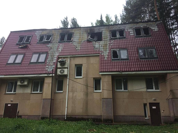 Пожар в гостинице на базе отдыха "Таватуй"(2021)|Фото: Уральская транспортная прокуратура