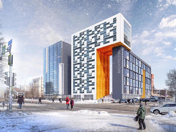 проект здания на Декабристов,20 в Екатеринбурге, ПРОМЭКТ(2021)|Фото: "Корпорация "Маяк"