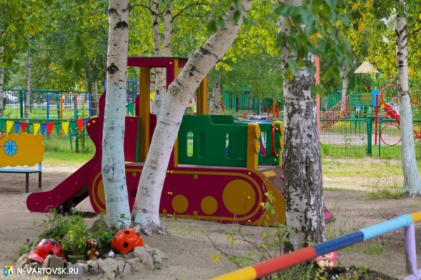 детская площадка, дети, детский сад(2021)|Фото: пресс-служба администрации города Нижневартовска
