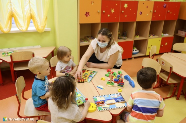 дети, детский сад, нижневартовск(2021)|Фото: пресс-служба администрации города Нижневартовска