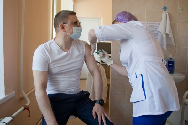 Алексей Текслер, вакцинация,(2021)|Фото: пресс-служба губернатора Челябинской области