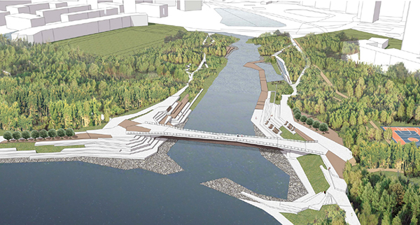 Проект благоустройства городского пруда в районе реки Ольховка в Екатеринбурге(2021)|Фото: Екатеринбург.рф
