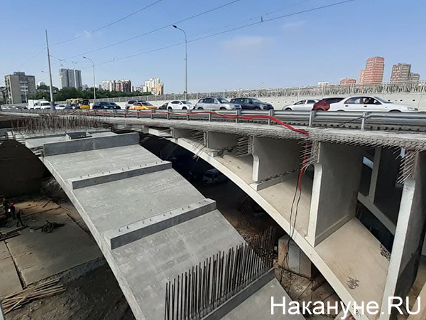 Реконструкция Макаровского моста в Екатеринбурге(2021)|Фото: Накануне.RU
