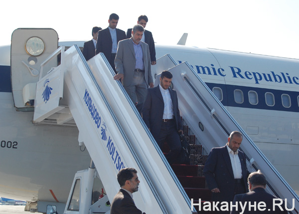 саммит шос президент иран махмуд ахмадинежад самолет пассажиры | Фото: Накануне.RU
