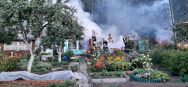 Пожар в садовом товариществе в Екатеринбурге(2021)|Фото: ГУ МЧС России по Свердловской области