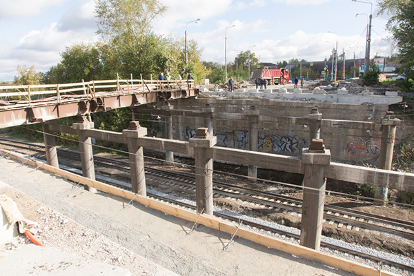 Реконструкция моста на Циолковского в Нижнем Тагиле(2021)|Фото: ntagil.org / Сергей Казанцев